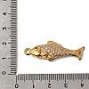 304 Stainless Steel Enamel Fish Connector Charms STAS-B128-55G-01-3