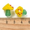 Handmade Bumpy Lampwork Beads LAMP-S067-01B-2