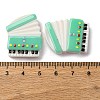 Opaque Music Theme Resin Cabochons CRES-Z010-02F-3