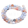 Natural Agate Beads Strands X-G-S359-137-2
