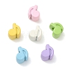 Spray Painted Alloy European Beads AL-CBA5B8E-16-1