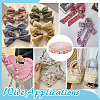 Flower Cotton Ribbon OCOR-WH0109-115B-5