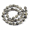 Natural Dalmatian Jasper Beads Strands G-N326-100-02-2