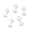 Non-Tarnish 201 Stainless Steel Charms STAS-C021-06P-I-1