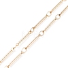 Brass Bar Link EyeGlass Chains AJEW-TA00002-4