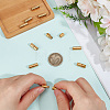 12Pcs Stainless Steel Screw Clasps STAS-BC0004-25B-3