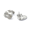 Non-Tarnish 304 Stainless Steel Stud Earring Findings STAS-L024-003P-01-2