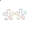 Plated UV Acrylic Beads TACR-S161-04-2