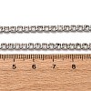 3MM 304 Stainless Steel Rhinestone Cup Chain Necklaces for Women NJEW-G175-01P-02-5