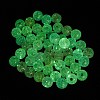 Luminous Transparent Acrylic Beads LACR-S001-13-8mm-3
