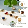 Fashewelry 8Pcs 8 Styles Natural Gemstone Pendants G-FW0001-29-4