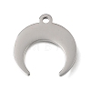 304 Stainless Steel Pendants STAS-E532-12P-1