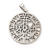 Non-Tarnish 201 Stainless Steel Pendant LS-STAS-E015-14P-2