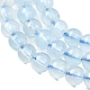 Natural Aquamarine Beads Strands G-G344-A07-4mm-4