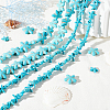 4 Strands 2 Styles Synthetic Turquoise Beads Strands TURQ-AR0001-14-5