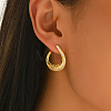 Brass Stud Earrings KY1239-3