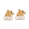 Christmas 304 Stainless Steel Enamel Pendants SA-CBA85C0-02E-G-1