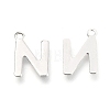 201 Stainless Steel Charms X-STAS-C021-06P-N-2