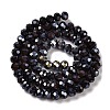 Baking Electroplate Glass Beads Strands LS-DGLA-A039-J8mm-B20-2