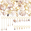 40Pcs 20 Styles Shell Hair Styling Tools OHAR-WR00002-1