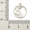 Non-Tarnish 201 Stainless Steel Pendants STAS-M015-14P-3