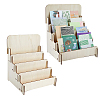 Wood Place Card Display Stands AJEW-FH0009-10-1