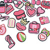 20Pcs Polyester Embroider Self-adhesion Thread Iron on/Sew On Patches PATC-TAC0004-09-3