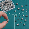 120Pcs 12 Styles Tibetan Style Zinc Alloy Beads FIND-SP0005-87-7