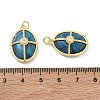 Natural Ripple Jasper Pendants GG-CBAB1AA-01A-G-3