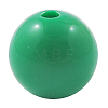 Sea Green Chunky Round Bubblegum Acrylic Solid Beads X-PAB709Y-12-1