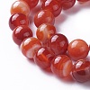 Natural Red Agate Beads Strands G-P434-09C-D-3