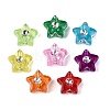 Plastic Star Beads KY-Q002-08-2