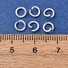 Brass Open Jump Rings KK-G604-08S-25-3