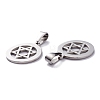 Non-Tarnish 304 Stainless Steel Pendants STAS-J036-145P-2