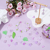 DIY Leaf Flower Findings Kits DIY-PA0001-64B-4
