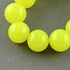 Imitation Jade Glass Beads Strands X-DGLA-S076-4mm-09-1