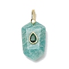 Natural Amazonite Pendants GG-CBA5FCC-01G-01-1