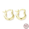 925 Sterling Silver Hoop Earrings EJEW-K258-07G-1