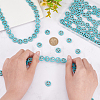 5 Strands Synthetical Turquoise Beads Strands TURQ-SC0001-15A-3