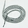 Non-magnetic Synthetic Hematite Beads Strands G-K015-2mm-02-2