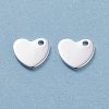 201 Stainless Steel Stamping Blank Tag Pendants STAS-I100-10S-2