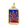 Alloy Enamel Pendants ENAM-D042-01A-1