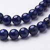 Dyed Grade A Natural Lapis Lazuli Beads X1-GSR8mmC123-3