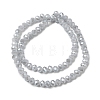 Electroplate Glass Beads Strands GLAA-K027-PL-A08-A-6