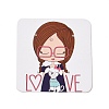 Square Paper Earring Display Cards CDIS-C004-02D-2