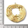304 Stainless Steel Enamel Big Pendants STAS-P427-03G-02-3