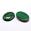 Oval Natural Malachite Cabochons G-O147-03J-2