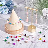   600Pcs 24 Colors Transparent Crackle Glass Beads CCG-PH0001-12-4