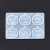 Halloween Pumpkin Silicone Pendant Molds DIY-E055-23-4