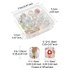 16Pcs 7 Colors Handmade Foil Lampwork Beads FOIL-FS0001-03-4
